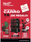 Conjunto Milwaukee PACKOUT 4 Piezas + Atornillador M12 y Organizador GRATIS