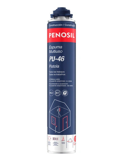 ESPUMA PU 46 P UNIVERSAL 750ML PISTOLA (ECO) PENOSIL