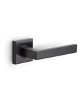 MANILLA ROSETA C/muelle PVD GRIS PLOMO BASICS BSQ2-G