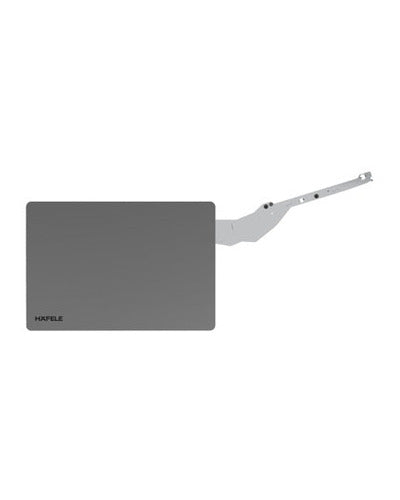 Elevador Häfele Free Slim flap 1.12 antracita – vista del mecanismo