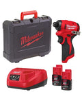 ATORNILLADOR IMPACTO M12 BLIDRC-202C 2 BATERIAS Y CARGADOR  MILWAUKEE