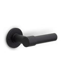 MANILLA ROSETA C/muelle NEGRO MATE PBL20/50