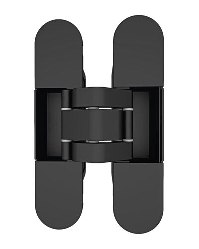 Bisagra oculta AGB Eclipse 2.1 Negro – vista frontal