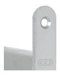 Picaporte AGB Mediana Evolution Cromo opaco – detalle del acabado del frontal
