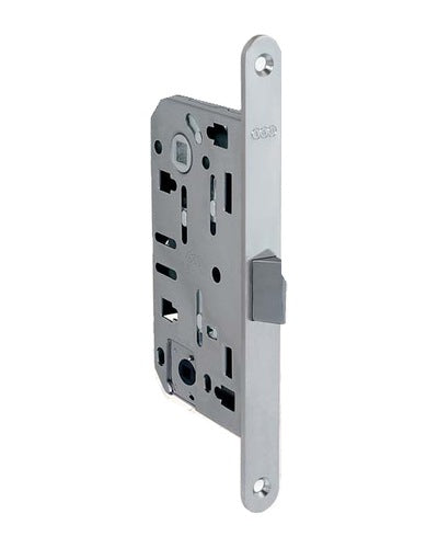 Picaporte AGB Mediana Evolution baño — imagen orientativa del modelo (acabado mostrado: plateado)