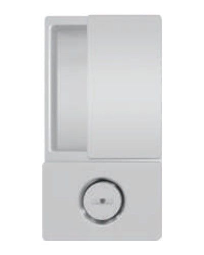Manilla AGB Wave baño Anodizado plata satinado – desbloqueo exterior