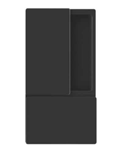 Manilla AGB Wave ciega Negro – vista frontal