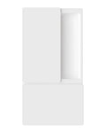 Manilla AGB Wave ciega Blanco – vista frontal