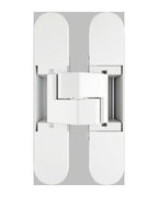 Bisagra oculta AGB Eclipse 3.2 regulable en 3D para madera y aluminio, acabado blanco