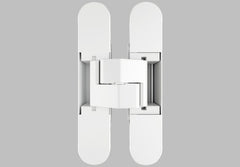 Bisagra Oculta AGB Eclipse 3.2 Regulable 3D – Blanco (Madera y Aluminio)
