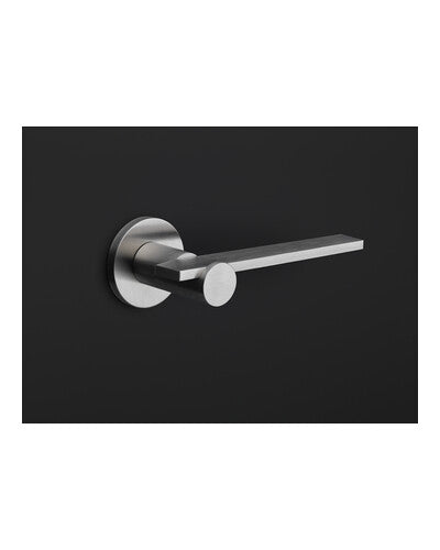 Juego de manillas Formani TENSE BB100-G — Acero inox mate — detalle