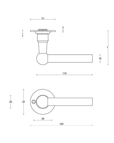 Formani FVL110/52 — plano acotado