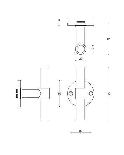 Formani PBT15/50 — plano acotado