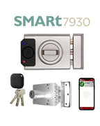 Cerrojo inteligente Lince SMARt7930 con bombillo 50 — Plata — detalle