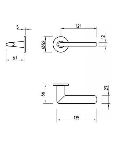 Tupai 3098 5S — plano acotado