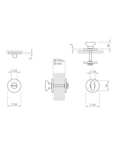 Tupai 4041 5S — plano acotado