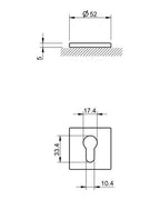 Tupai 4049 5SQ — plano acotado