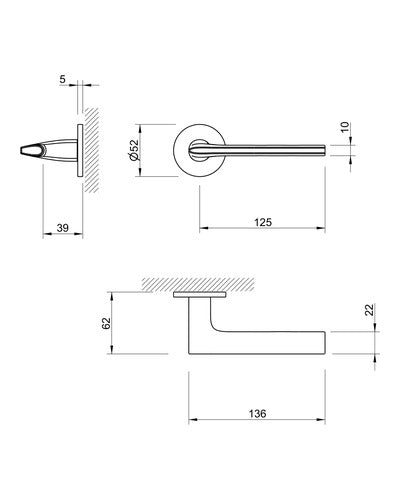 Tupai 4251 5S — plano acotado
