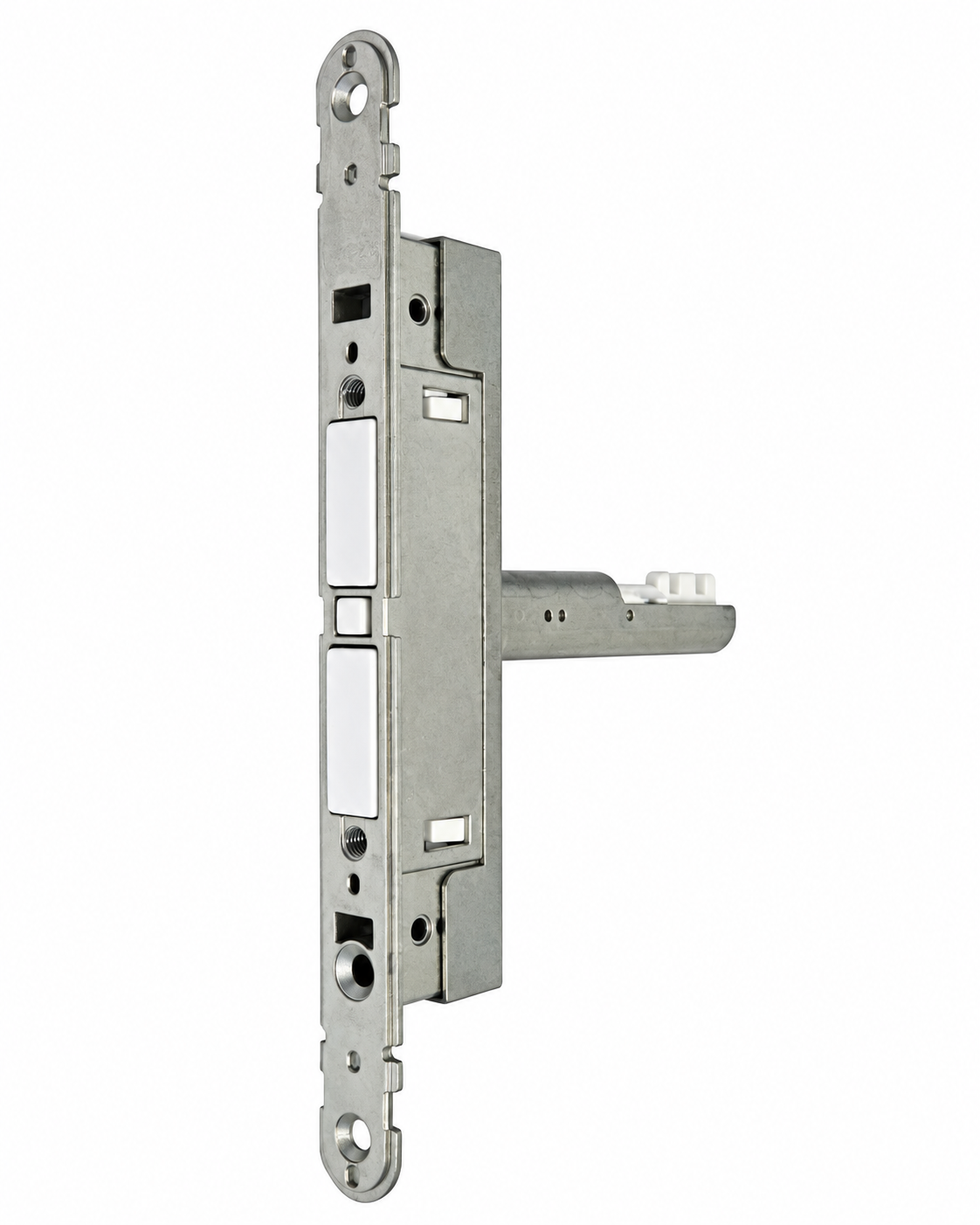Picaporte AGB Touch & Close ZERO con bloqueo — Blanco